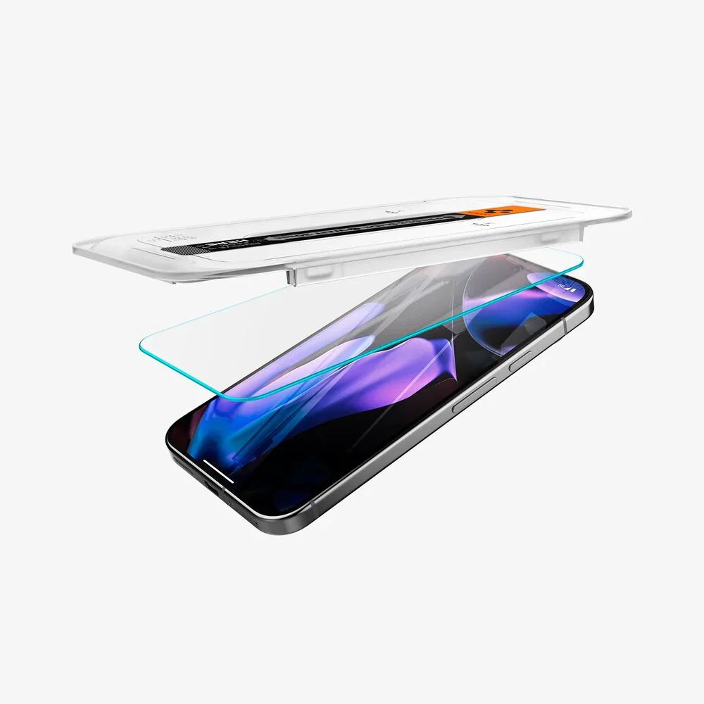 Spigen Google Pixel 10 EZ Fit GLAS.tR Slim 2PCS Glass Screen Protector - Clear - Image 6