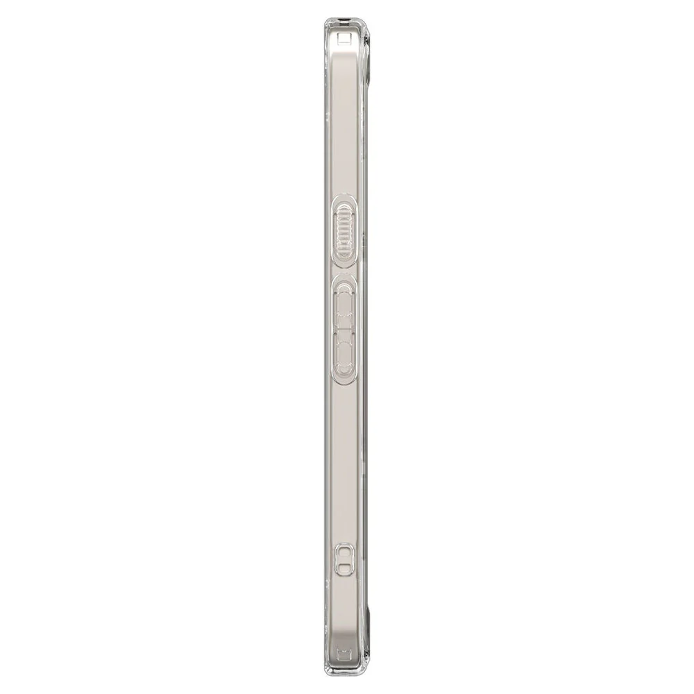 Spigen Google Pixel 10a Ultra Hybrid (MagFit) Case - Clear Case White Ring - Image 4