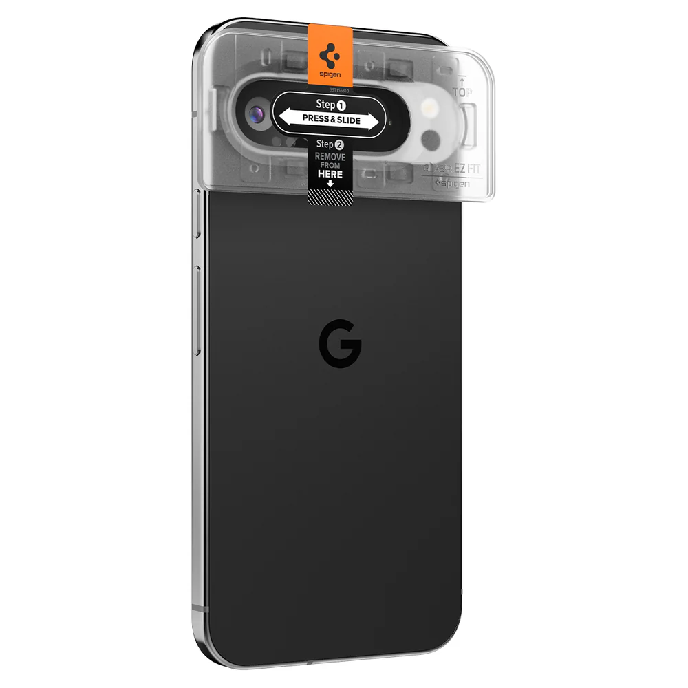 Spigen Google Pixel 9 Pro XL EZ Fit GLAS.tR Optik 2PCS Camera Lens Protector - Clear - Image 5
