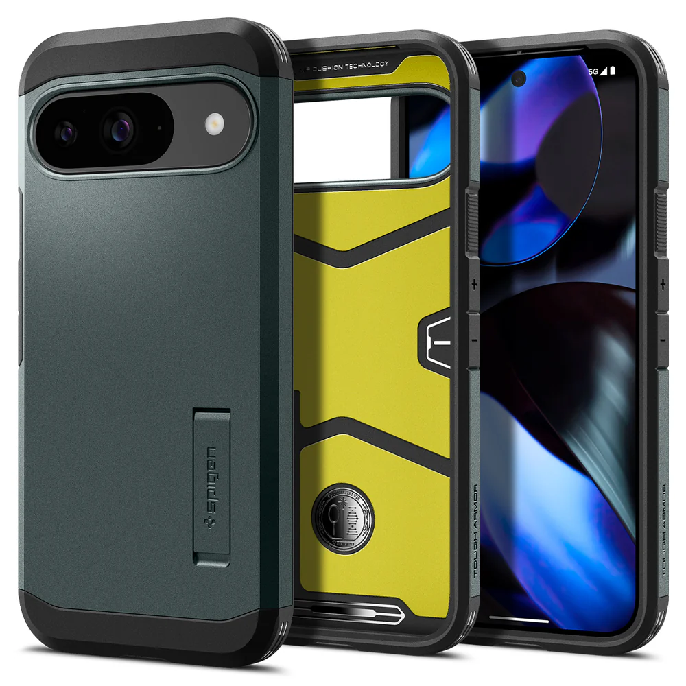 Spigen Google Pixel 9 Tough Armor Case (Abyss Green) - Image 3