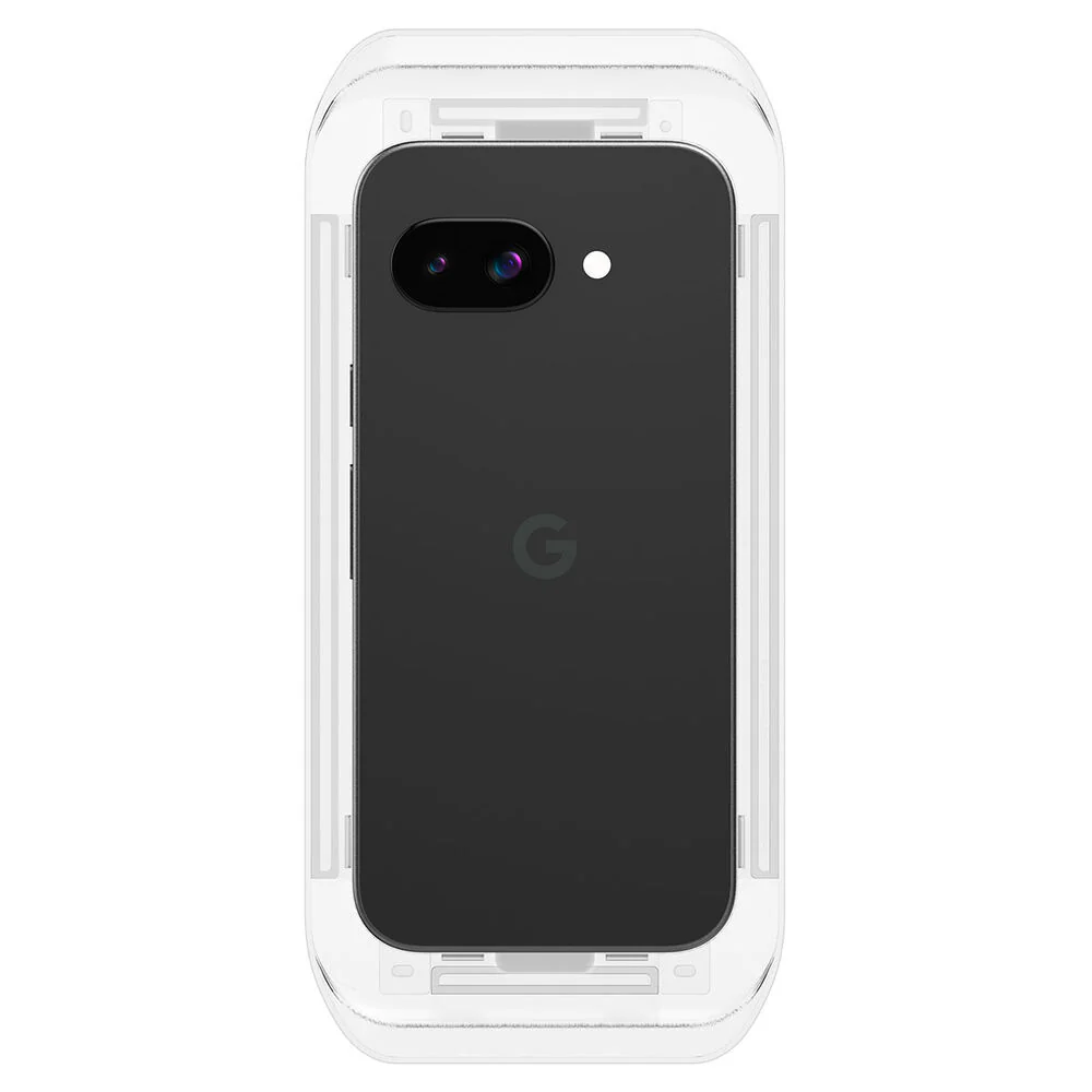 Spigen Google Pixel 9a GLAS.tR EZ Fit 2PCS Glass Screen Protector - Clear - Image 5
