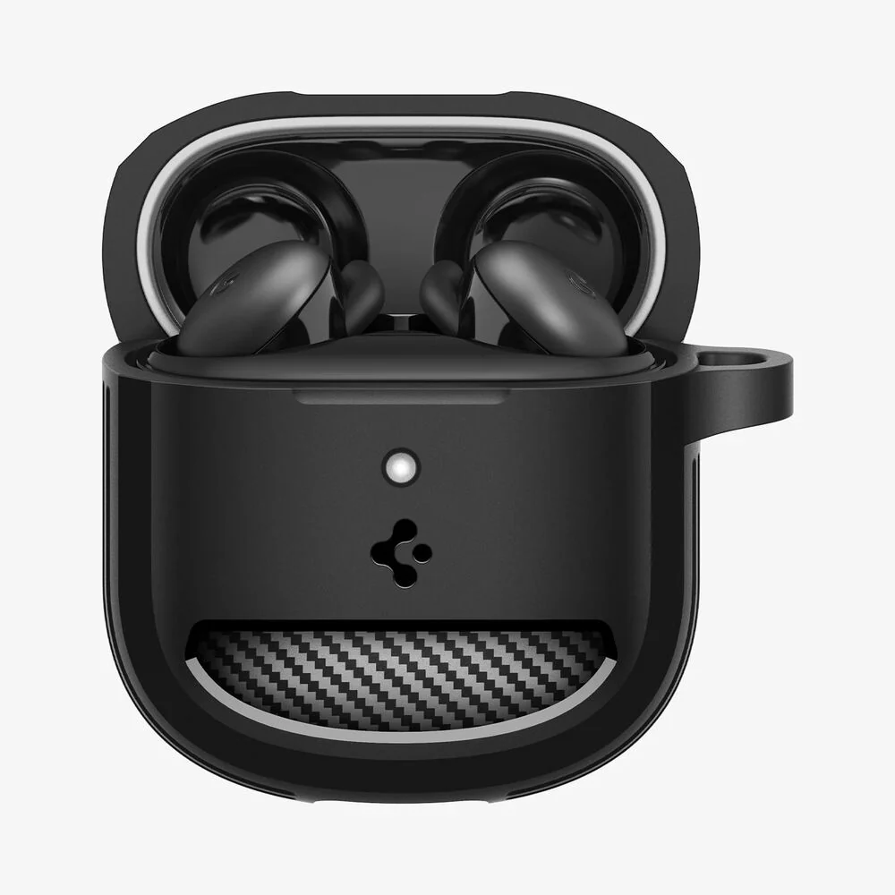 Spigen Google Pixel Buds 2a Rugged Armor Case (Black) - Image 2