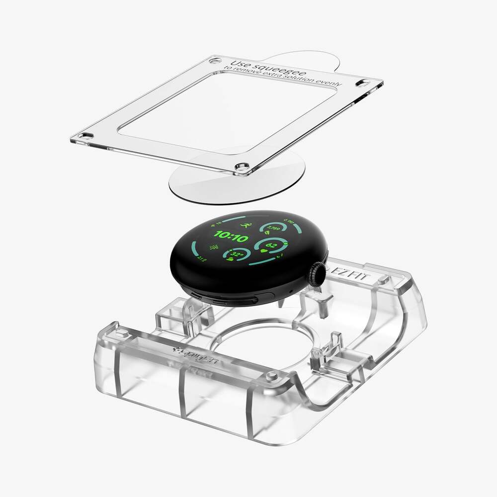 Spigen Google Pixel Watch 3 41mm Elite Shield EZ Fit 2PCS Screen Protector - Clear - Image 3