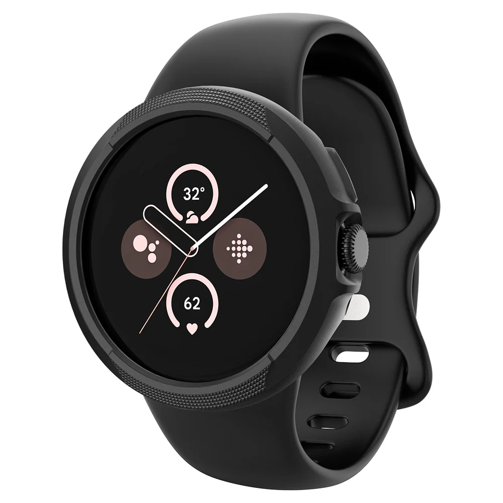 Spigen Google Pixel Watch 3 45mm Liquid Air Case - Black - Image 5