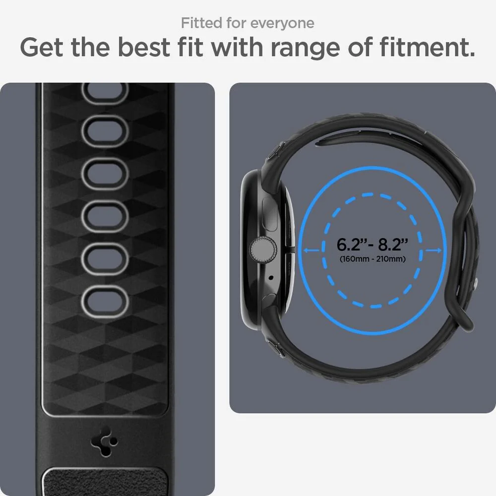 Spigen Google Pixel Watch 3 45mm Parallax Wristband (Black) - Image 3