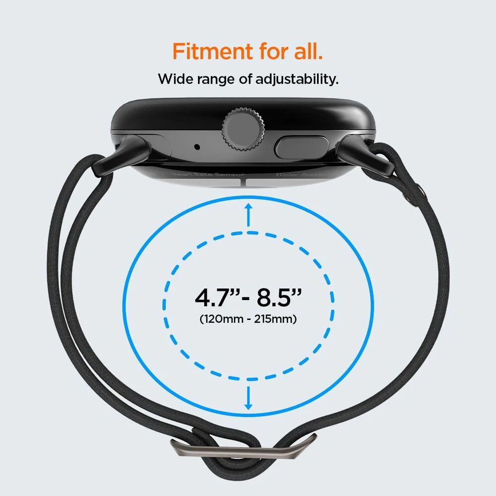 Spigen Google Pixel Watch Lite Fit Wristband - Black - Image 2