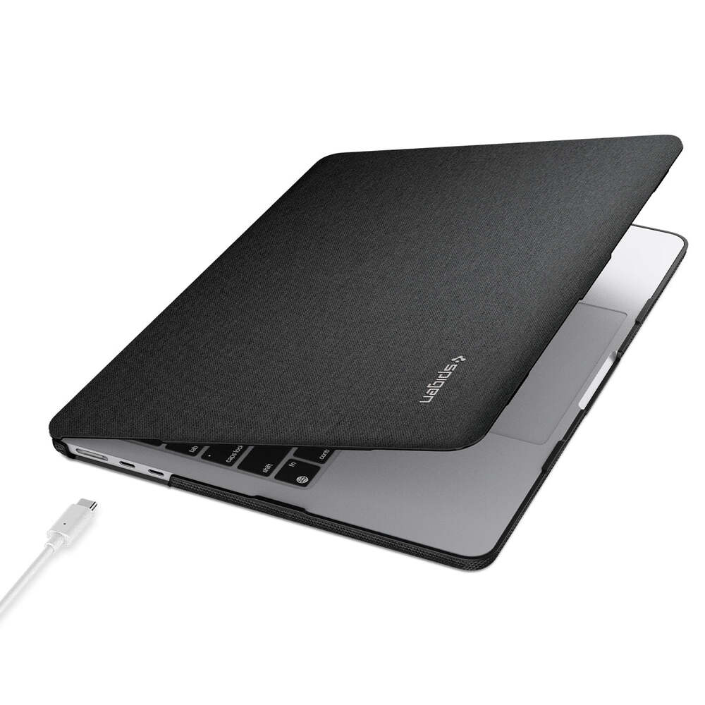 Spigen MacBook Air 13" Urban Fit Case (Black) - Image 6