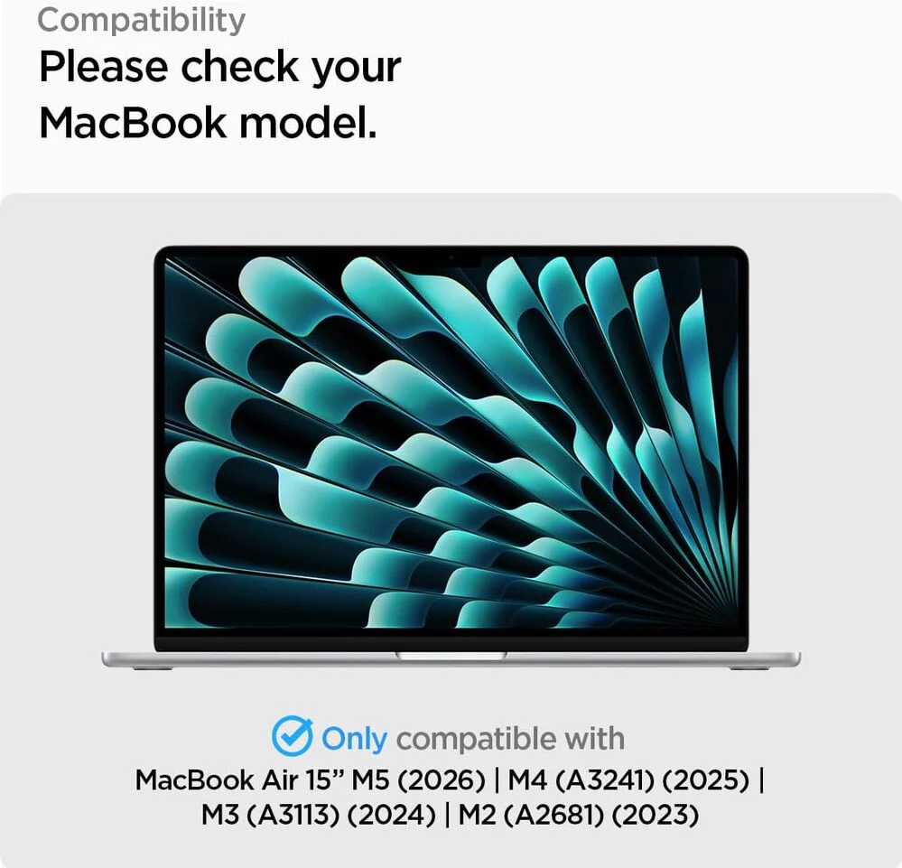 Spigen MacBook Air 15" Urban Fit Case (Black) - Image 2