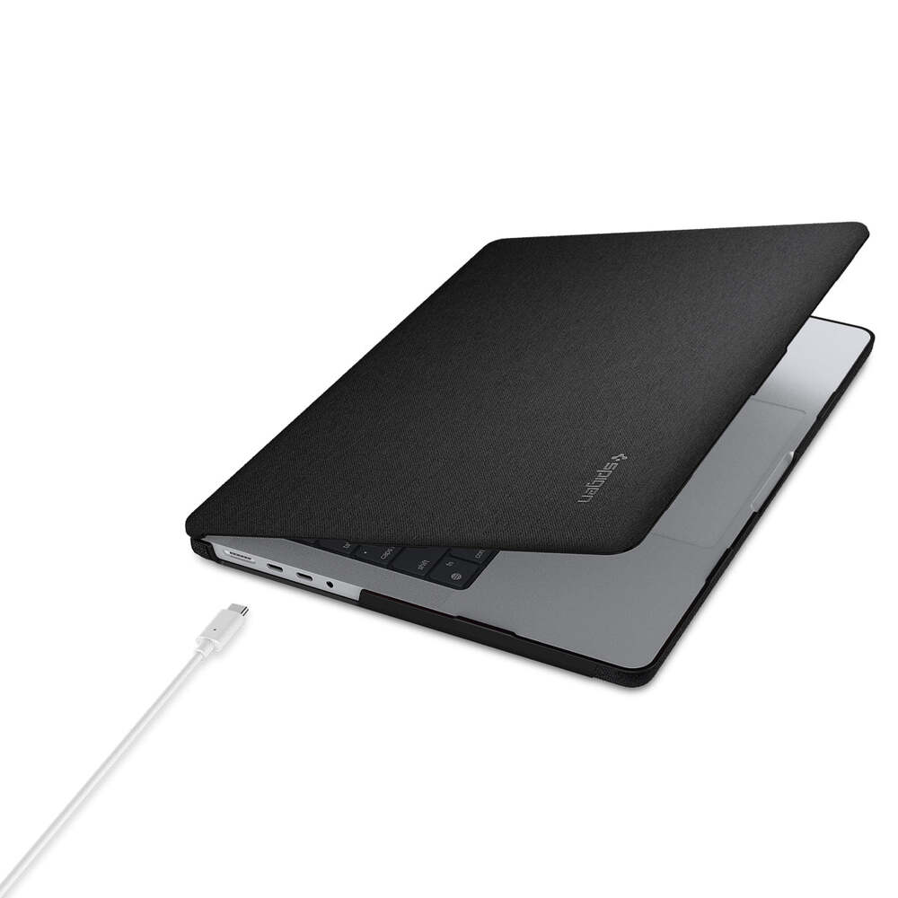 Spigen MacBook Pro 14" Urban Fit Case (Black) - Image 6
