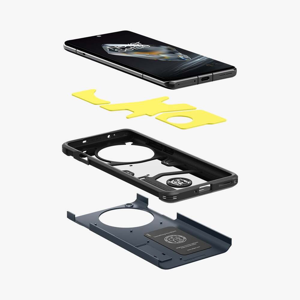 Spigen OnePlus 12 Tough Armor Case (Metal Slate) - Image 5