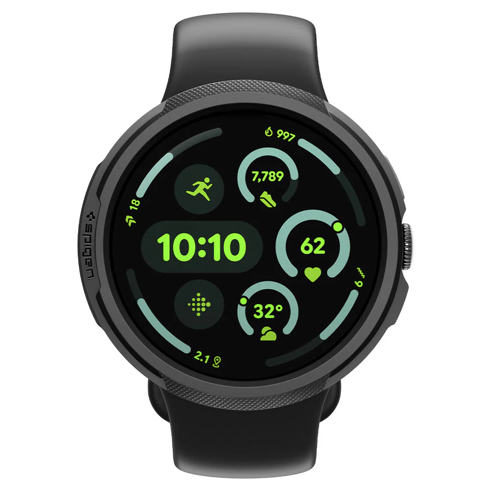 Spigen Pixel Watch 4 41mm Liquid Air Case (Black) - Image 2