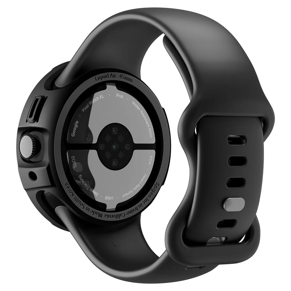 Spigen Pixel Watch 4 45mm Liquid Air Case (Black) - Image 3