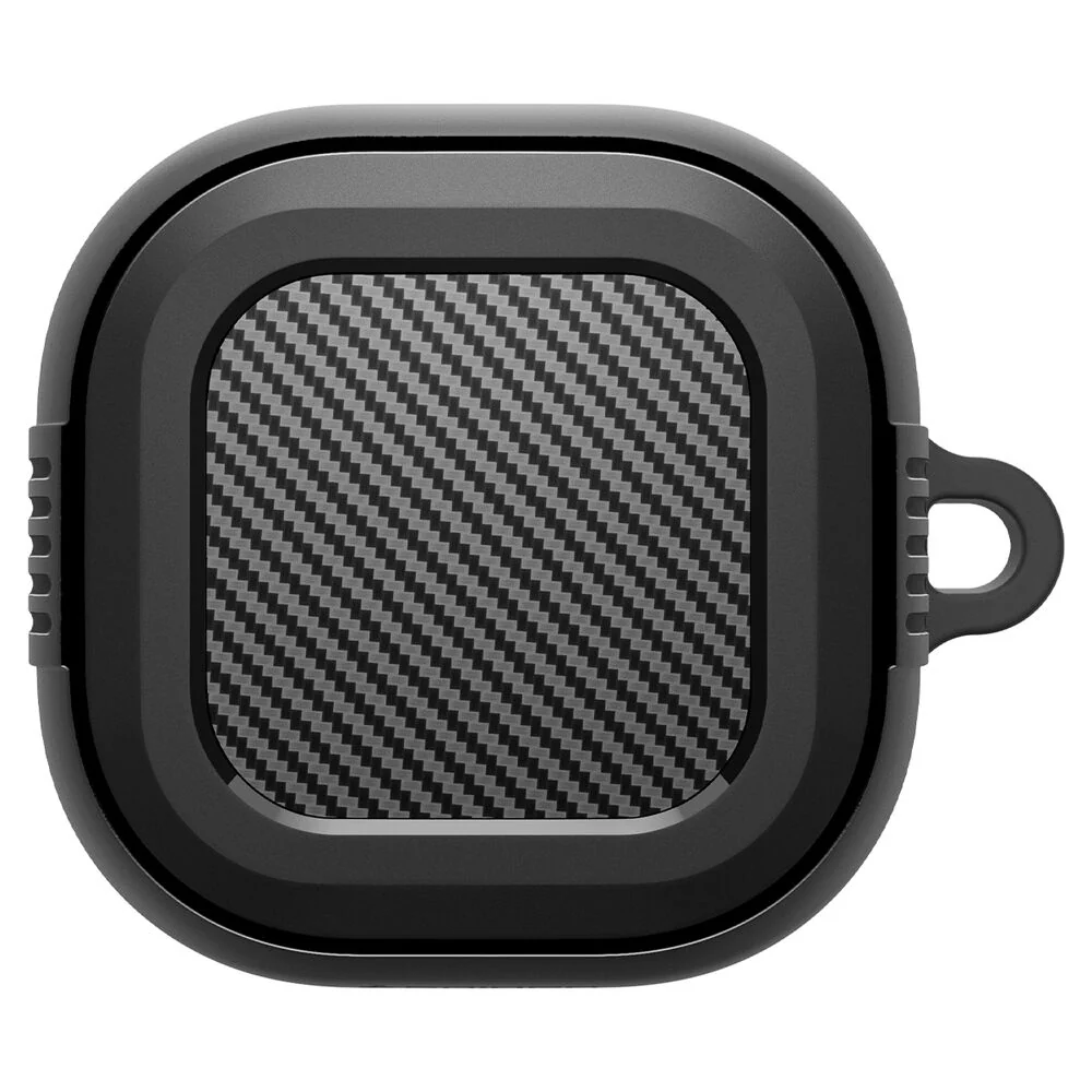 Spigen Samsung Galaxy Buds 4 / 4 Pro Rugged Armor Case - Black - Image 2