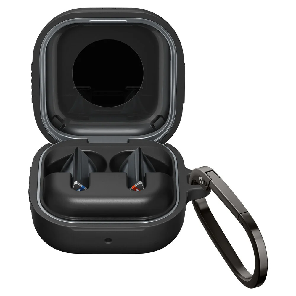Spigen Samsung Galaxy Buds 4 / 4 Pro Rugged Armor Case - Black - Image 4