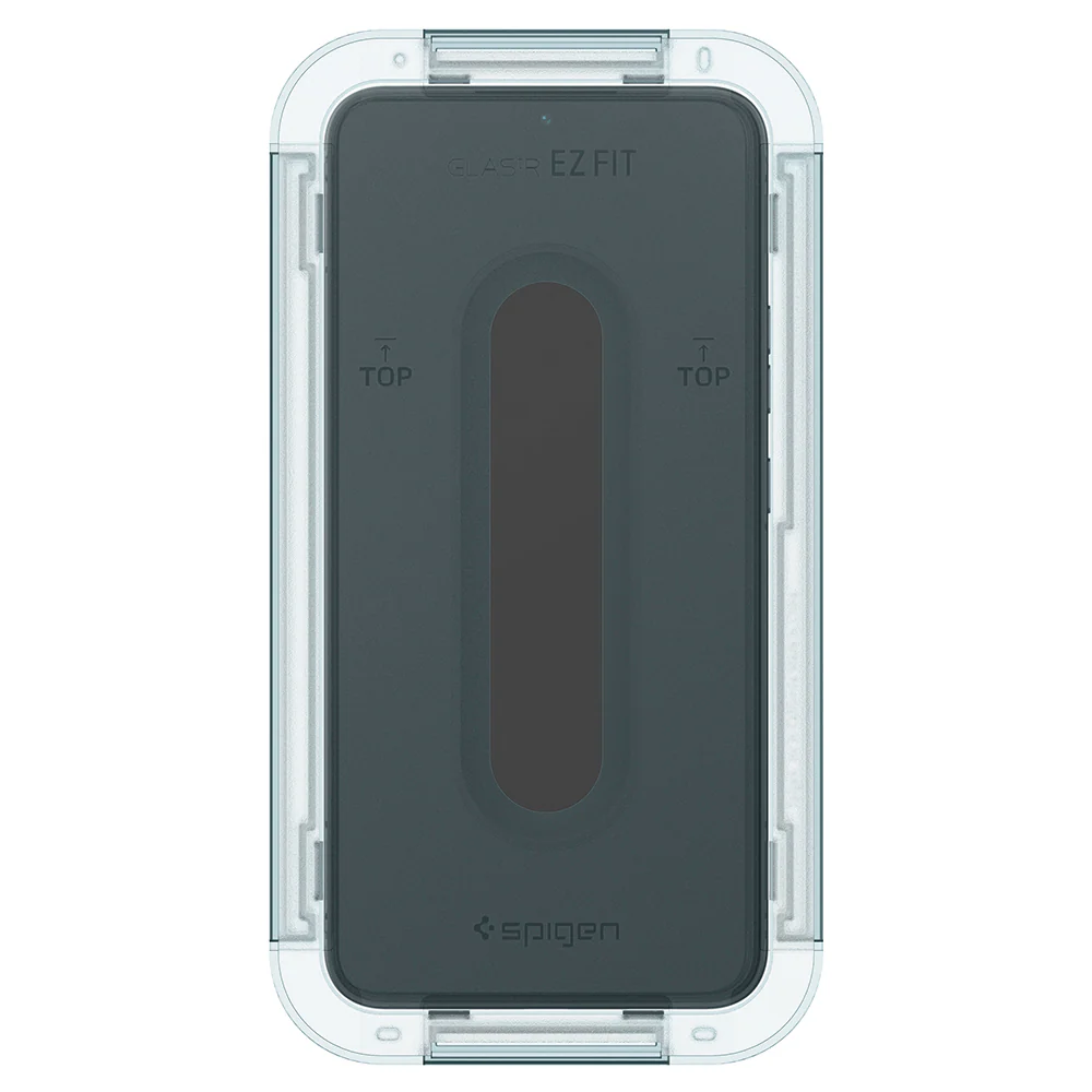 Spigen Samsung Galaxy S22 EZ Fit GLAS.tR Slim Glass Screen Protector - Clear - Image 6