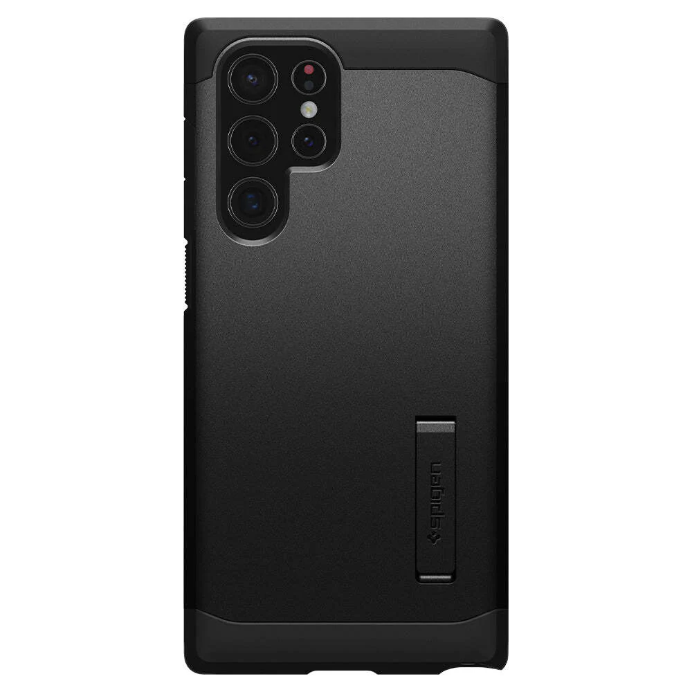 Spigen Samsung Galaxy S22 Ultra Tough Armor Case - Black - Image 2