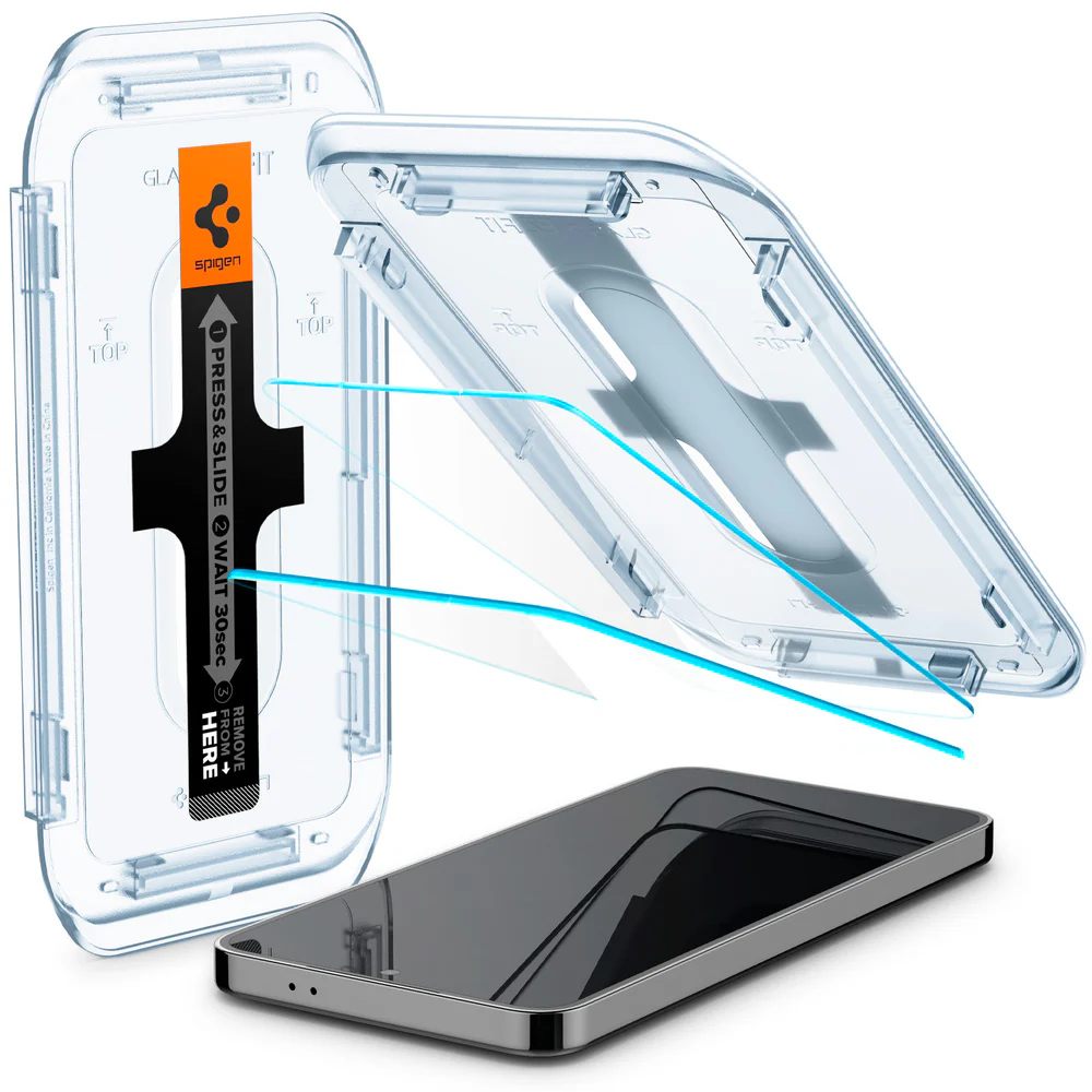 Spigen Samsung Galaxy S24 EZ Fit GLAS.tR Slim HD 2PCS Glass Screen Protector - Clear