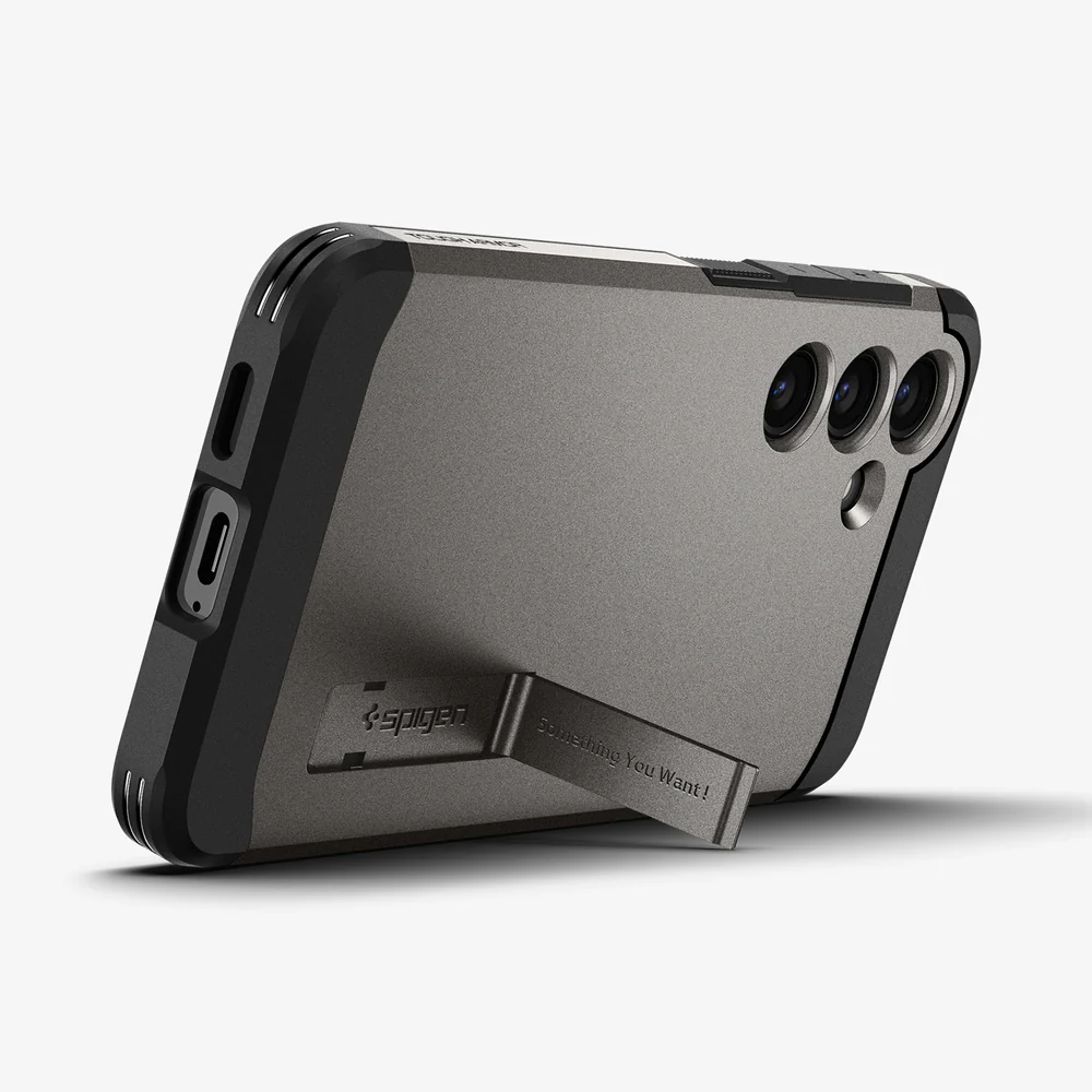 Spigen Samsung Galaxy S24 Tough Armor Case - Gunmetal - Image 6