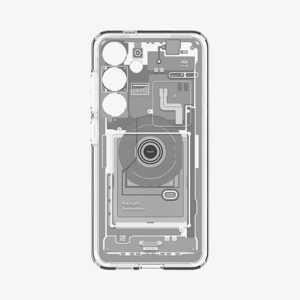 Spigen Samsung Galaxy S24 Ultra Hybrid Zero One Case - Zero One White - Image 4