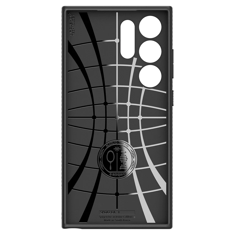 Spigen Samsung Galaxy S24 Ultra Liquid Air Case - Black - Image 5