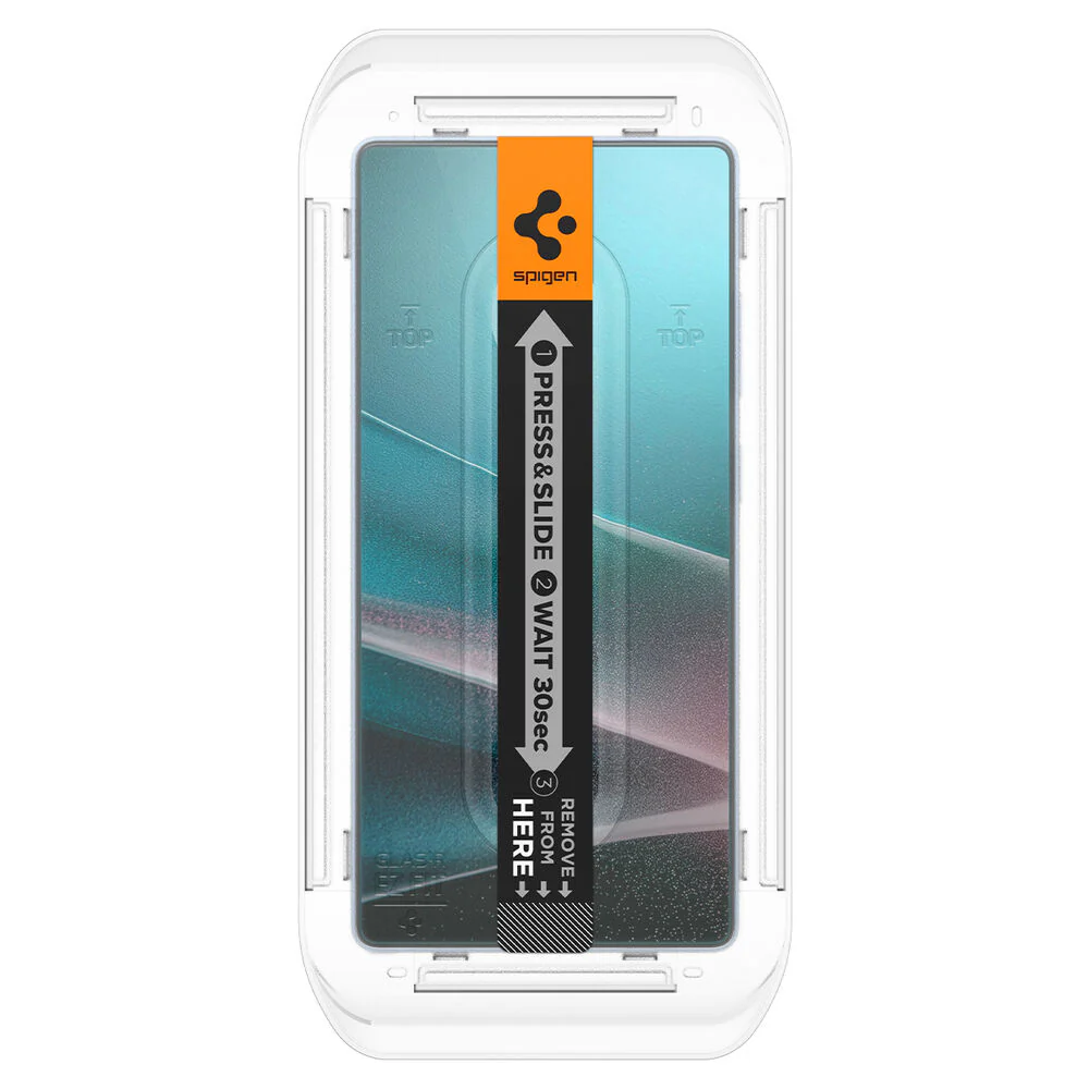 Spigen Samsung Galaxy S25 Ultra GLAS.tR EZ Fit HD Privacy 2PCS Screen Protector - Black - Image 3