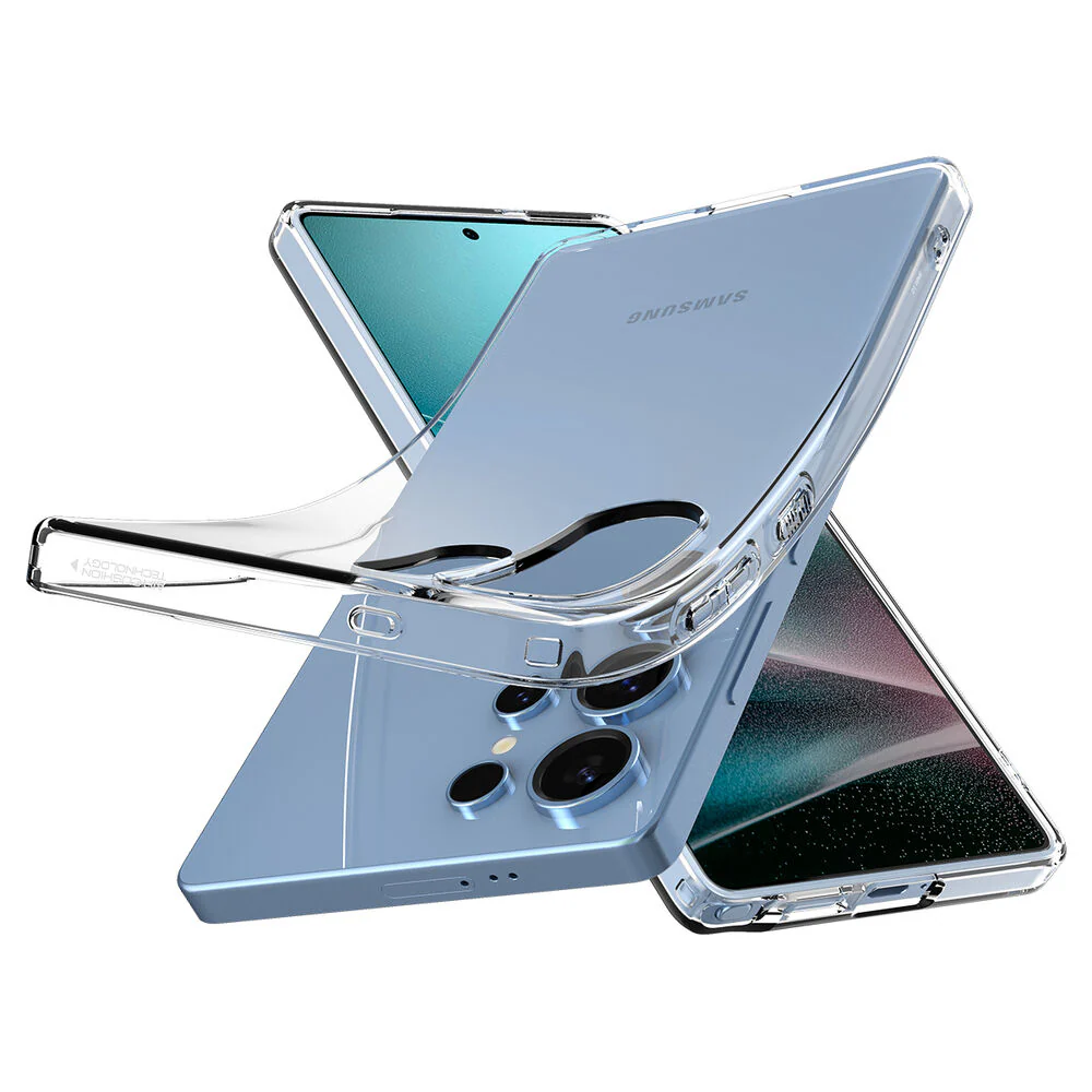 Spigen Samsung Galaxy S25 Ultra Liquid Crystal Case - Clear - Image 5