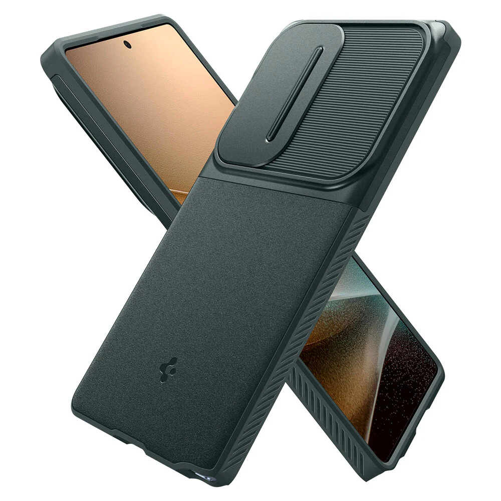 Spigen Samsung Galaxy S25 Ultra Optik Armor Case (Abyss Green) - Image 5