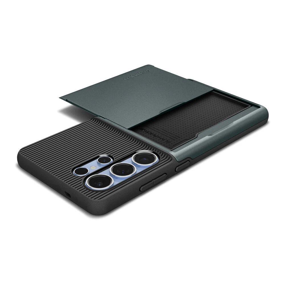 Spigen Samsung Galaxy S25 Ultra Slim Armor CS Case (Abyss Green) - Image 5