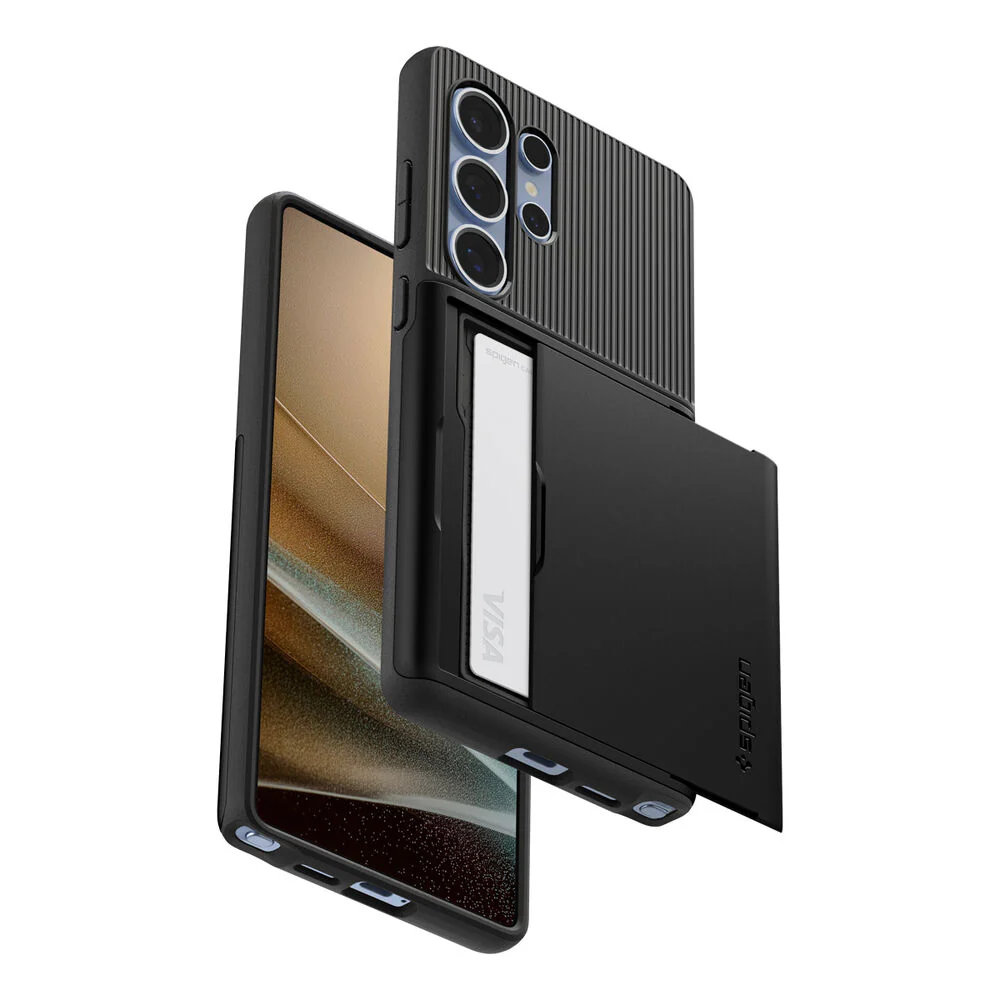 Spigen Samsung Galaxy S25 Ultra Slim Armor CS Case (Black) - Image 4