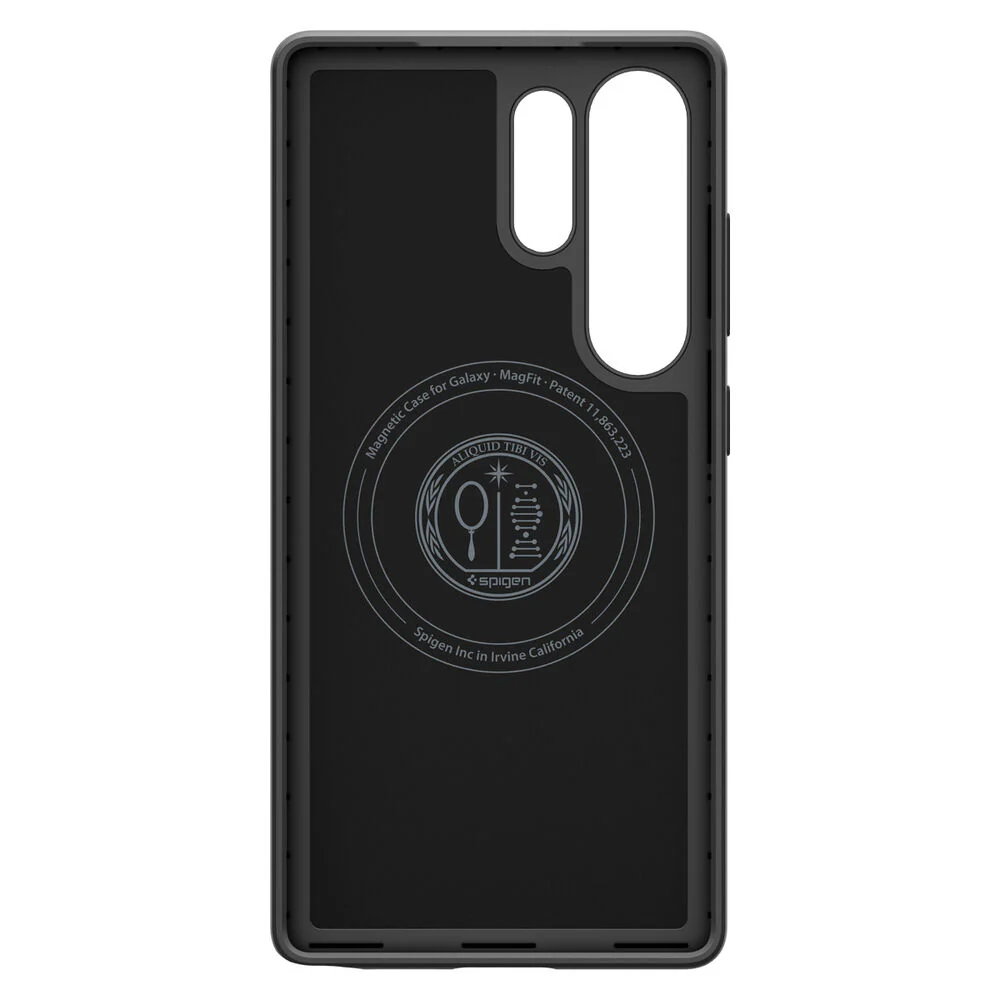Spigen Samsung Galaxy S25 Ultra Thin Fit MagFit Case (Black) - Image 3