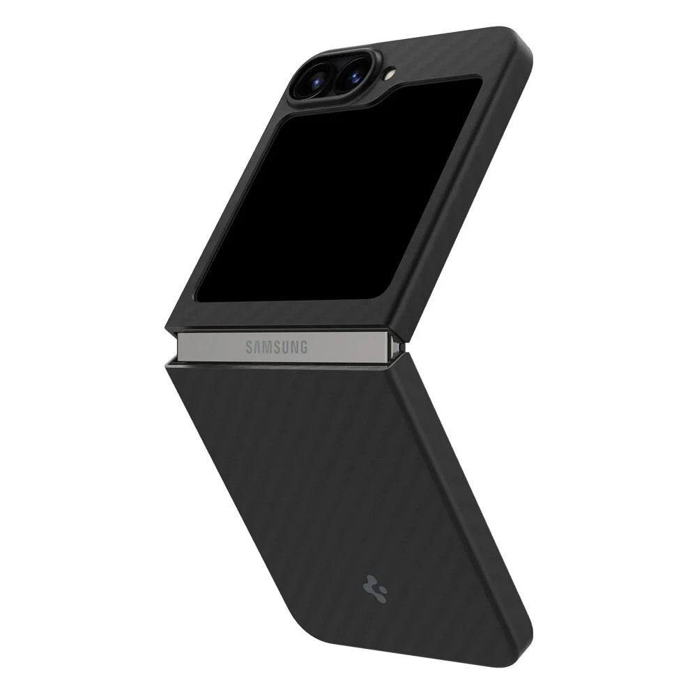 Spigen Samsung Galaxy Z Flip 6 AirSkin Aramid Case - Black - Image 3