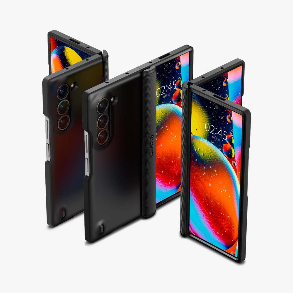Spigen Samsung Galaxy Z Fold 6 Slim Armor Pro Case - Black - Image 4