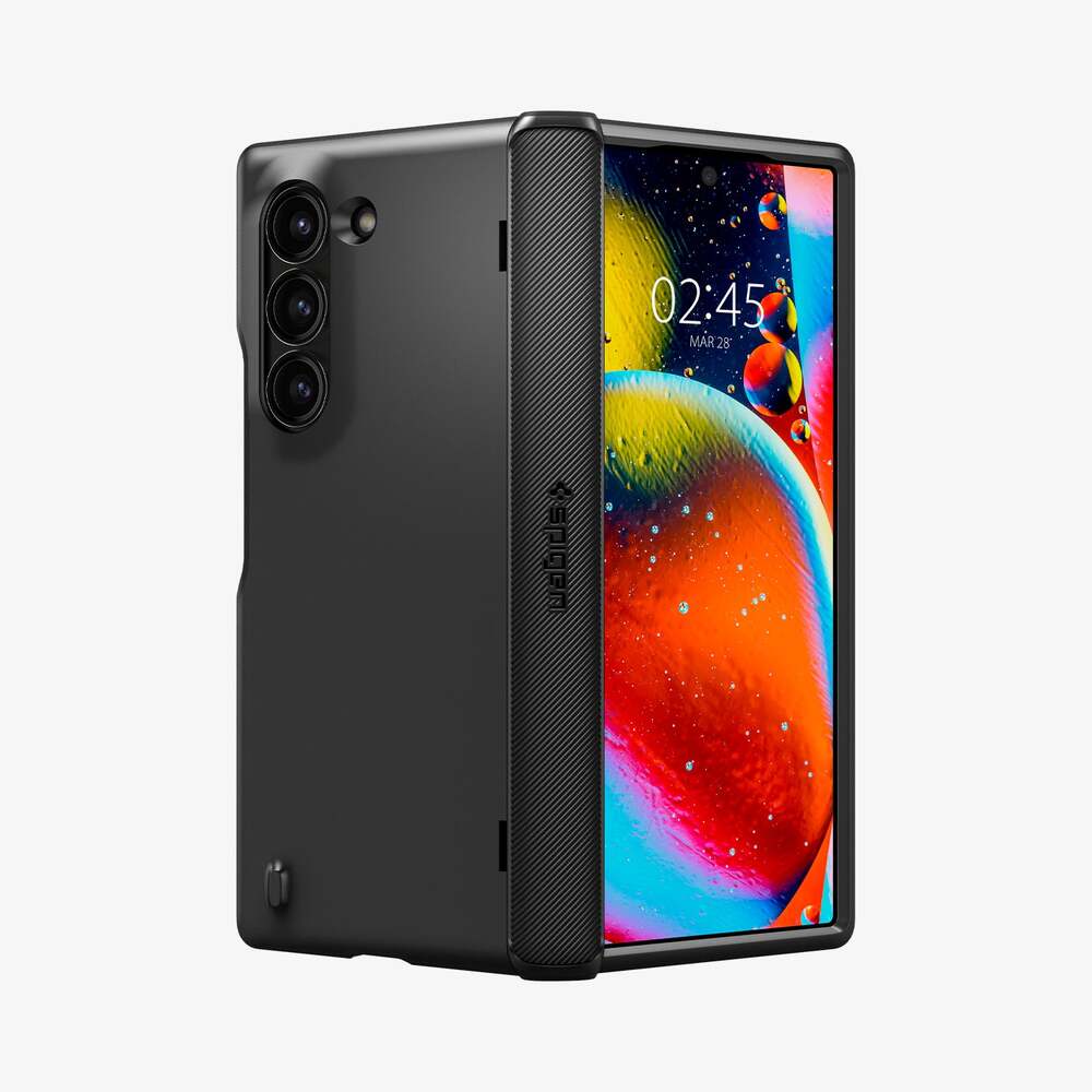 Spigen Samsung Galaxy Z Fold 6 Slim Armor Pro Case - Black - Image 6
