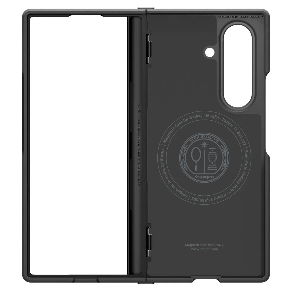 Spigen Samsung Galaxy Z Fold 7 Slim Armor Pro MagFit Case (Black) - Image 3
