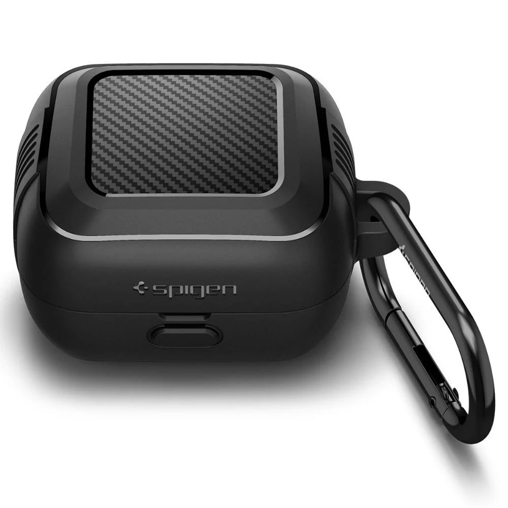 Spigen Sony LinkBuds WF-L900 Rugged Armor Case (Black) - Image 2