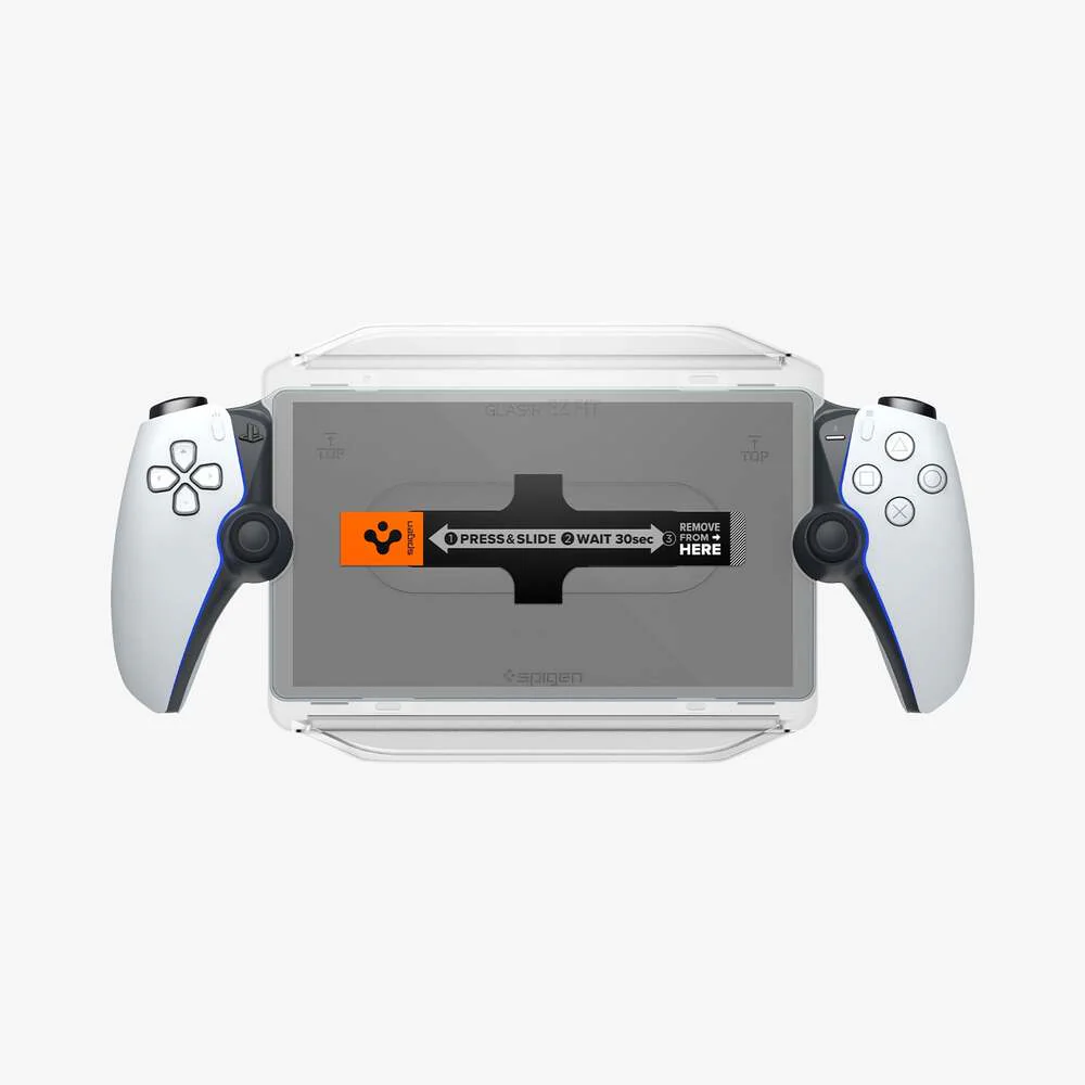 Spigen Sony PlayStation Portal  EZ Fit GLAS.tR Slim 1PC Video Game Accessories - Clear - Image 4