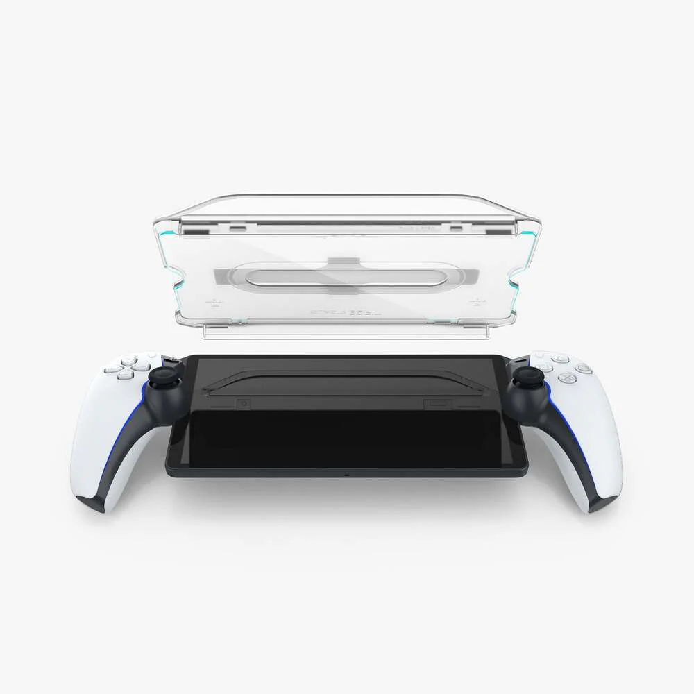 Spigen Sony PlayStation Portal  EZ Fit GLAS.tR Slim 1PC Video Game Accessories - Clear - Image 6