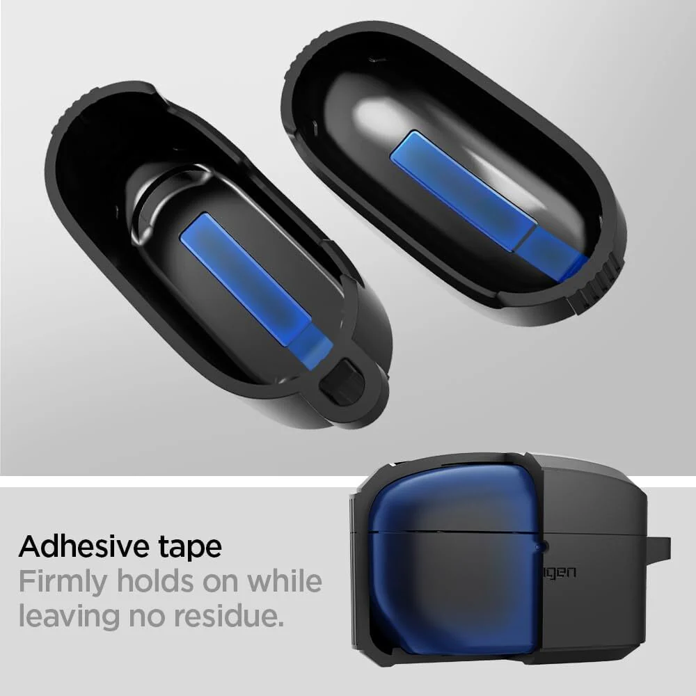 Spigen Sony Sony WF-1000XM5 Rugged Armor Headset and Earphone - Black - Image 5