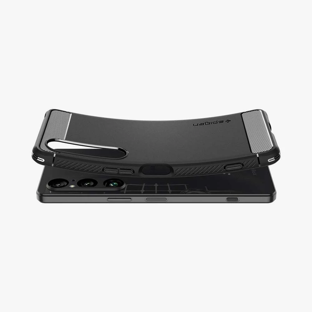 Spigen Sony Xperia 1 VI Rugged Armor Case (Black) - Image 4