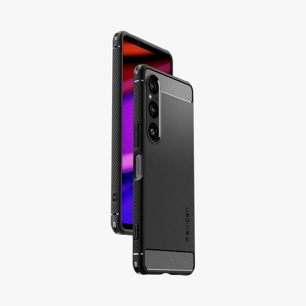 Spigen Sony Xperia 1 VI Rugged Armor Case (Black) - Image 5