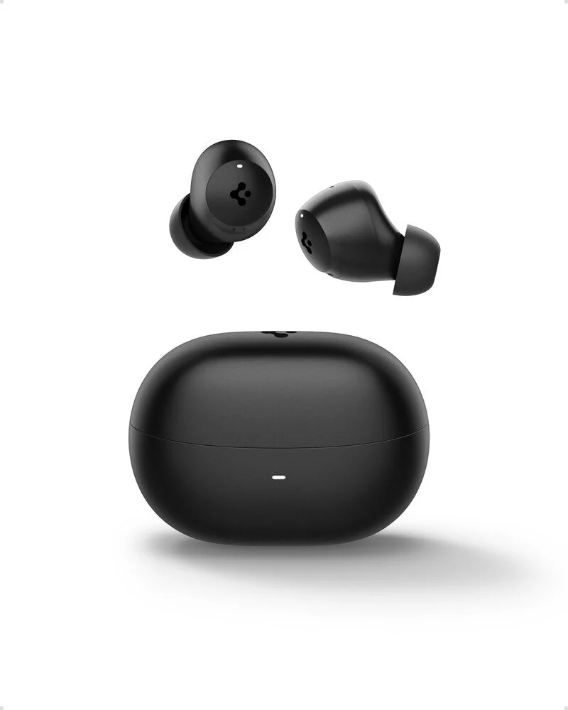 Spigen SPIGEN AUDIO Advanced Noise Cancellation Pro in-Ear Earbuds SA-TW P10 Earphone (Black) - Image 2