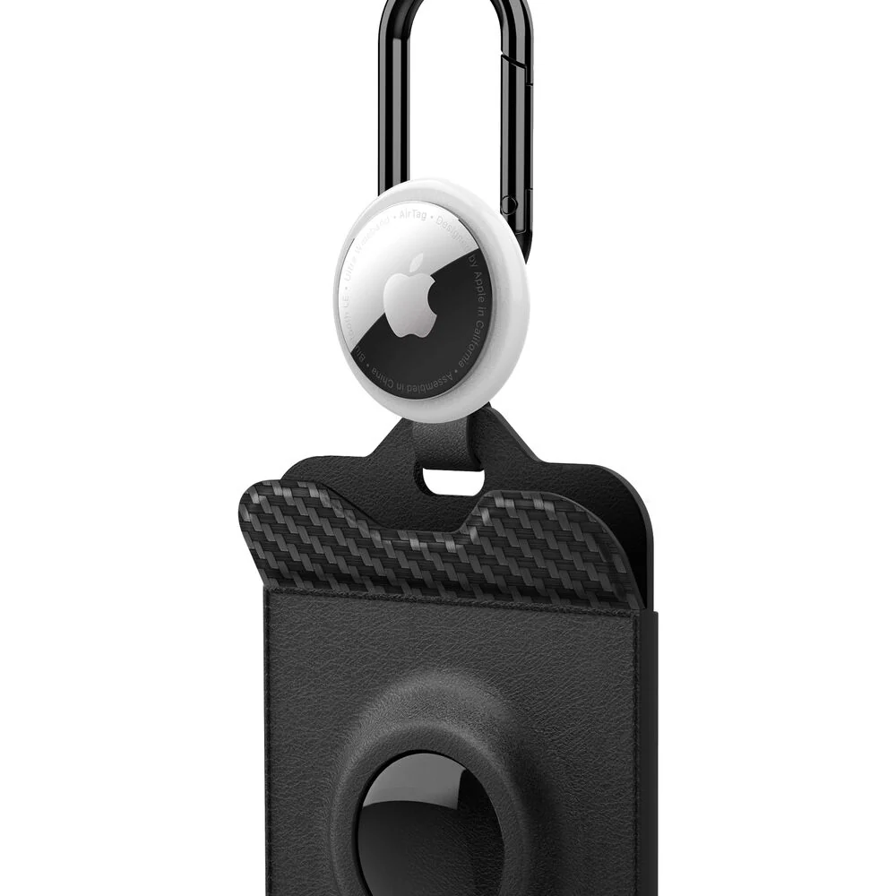 SPIGEN Tesla Key Card Case with AirTag Slot (Carbon Edition) - Image 10