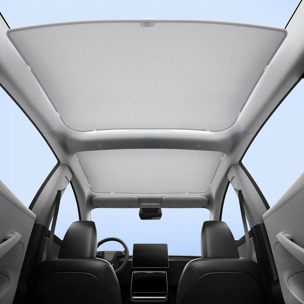 SPIGEN Tesla Model 3 Highland (2024-2026) CryoShade Roof Sunshade Cover (Silver Grey) - Image 3