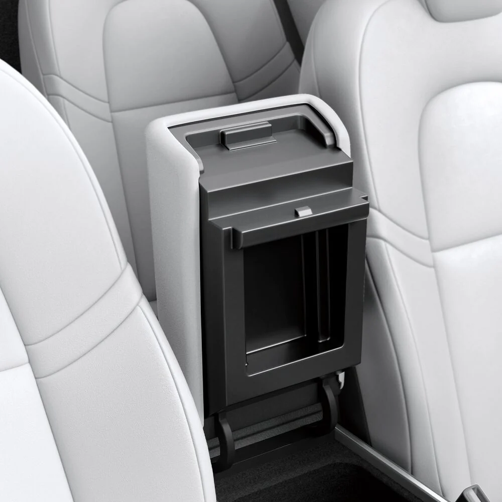SPIGEN Tesla Model 3 Y (2017-2024) TO240 Console Armrest Cushion (White) - Image 5