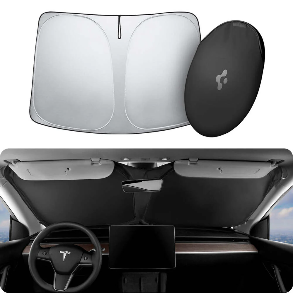 SPIGEN Tesla Model 3 Y (2017-2026) Y L TO260 CryoShade Front Windshield (Black) - Image 10