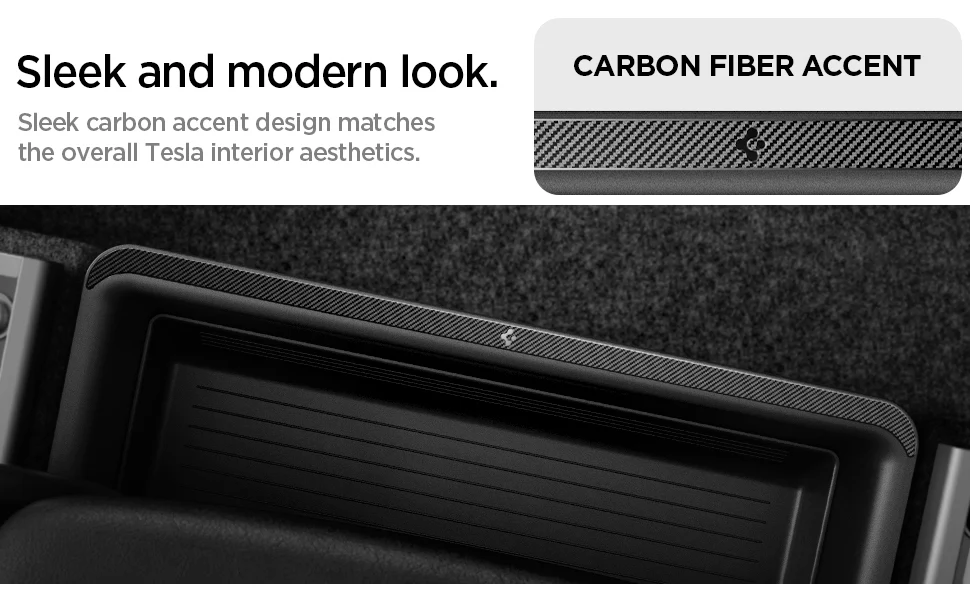 SPIGEN Tesla Model Y (2020-2024) TO222 Under Seat Storage Box (Black) - Image 9
