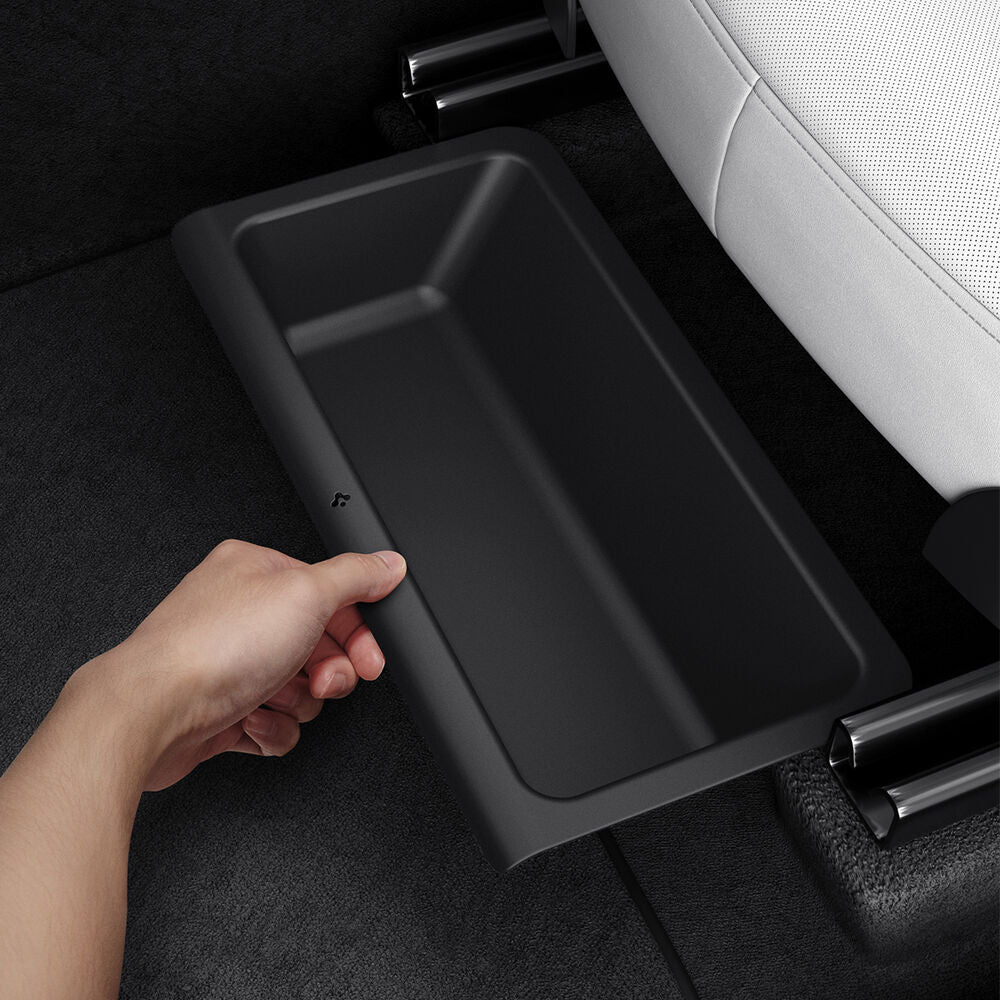 Spigen Tesla Model Y Juniper (2025-2026) Under Seat Storage Box TO222J (Black) - Image 2