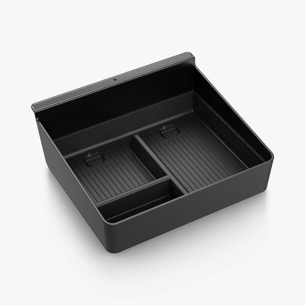 Spigen Tesla Model Y Juniper (2025-2026) Y L Center Console Organizer Tray TO220H (Carbon Edition) - Image 4