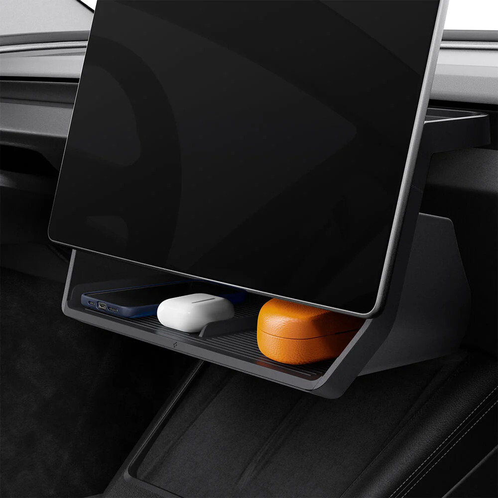 SPIGEN Tesla Model Y Juniper (2025-2026) Y L TO227H Under Screen Storage Organizer (Black) - Image 9