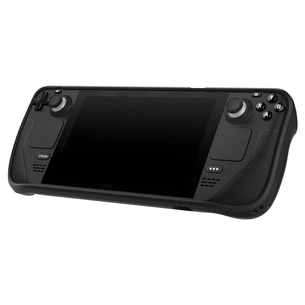 Spigen Valve Steam Deck OLED 2023 / LCD 2022  Rugged Armor Video Game Accessories - Black - Image 5